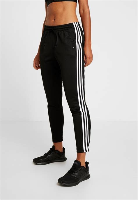 adidas broek zwart rood dames|Adidas sportbroeken dames.